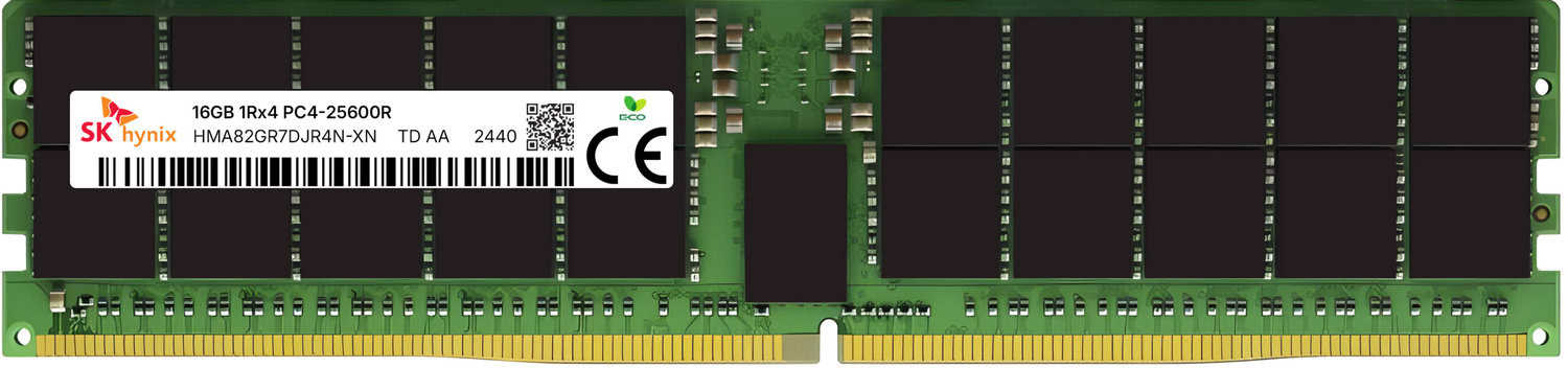 HMA82GR7DJR4N-XN SK Hynix 16GB DDR4-3200 ECC RDIMM 1Rx4 1.2V Memory
