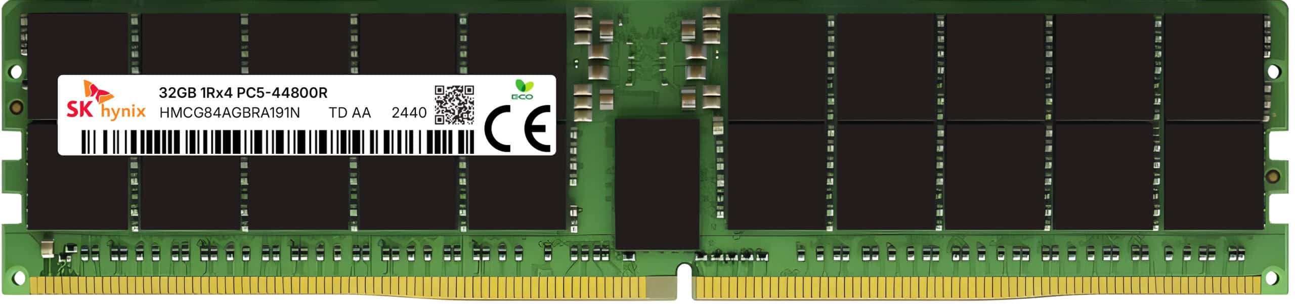 HMCG84AGBRA191N SK Hynix 32GB DDR5-5600 ECC RDIMM 1Rx4 1.1V Memory