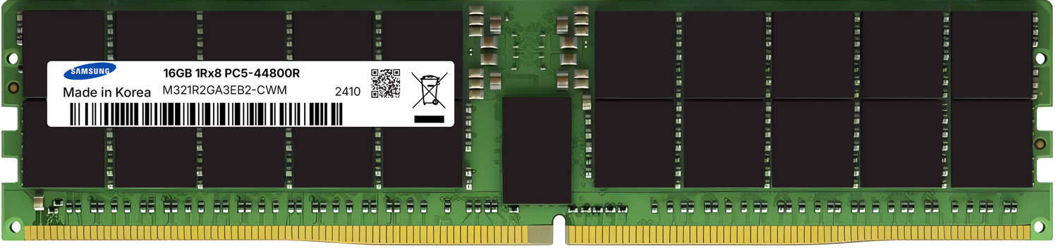 M321R2GA3EB2-CWM Samsung 16GB DDR5-5600 ECC RDIMM 1Rx8 1.1V Memory