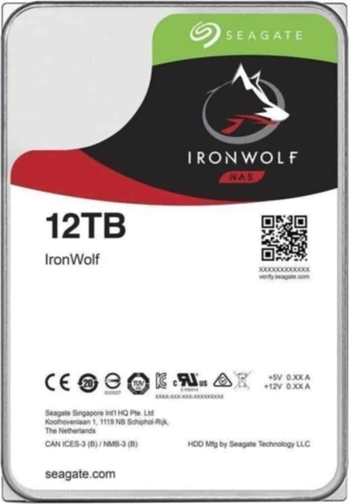 ST12000VN0008 Seagate IronWolf 12TB SATA 3.5″ HDD