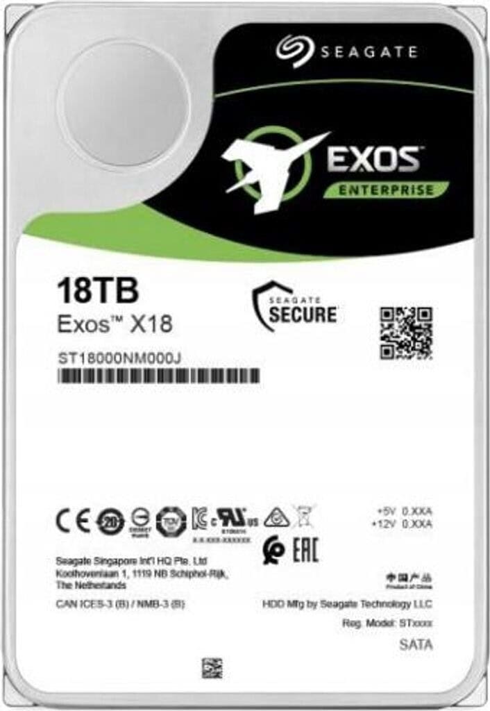 ST18000NM000J Seagate Exos 18TB SATA 3.5″ HDD